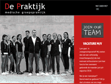 Tablet Screenshot of de-praktijk.be